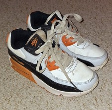 Nike Air Max 90 Leather Pure Platinum Monarch Used Trainers CD6867-023 Size 1.5