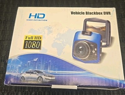 Vehicle Blackbox DVR Dash Cam   Full HD 1080P Car Camera   New Open Box