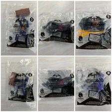 Lot of 6 - #2 3 7 8 - 2015 Batman Unlimited - McDonalds Happy Meal Toys