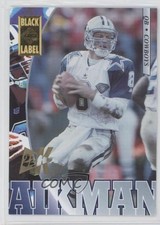 1995 Collector's Edge Black Label 22K Gold Troy Aikman #50 HOF fm0