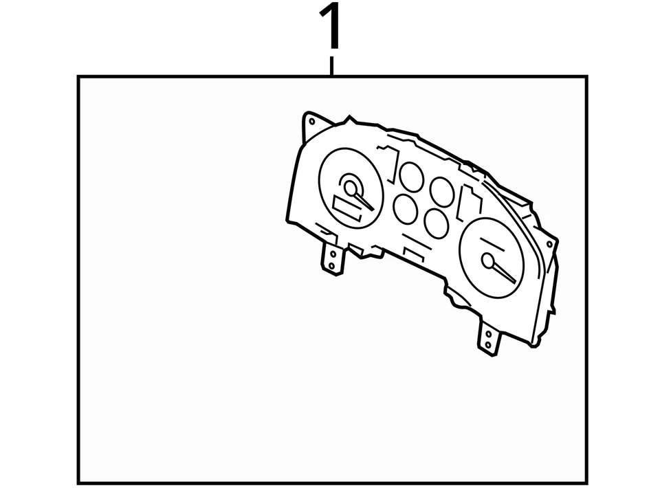 Cuadro de instrumentos velocímetro Ford F-150 2006-2006 medidores C4EWX Foto 4 de 4
