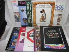 Stained Glass Pattern Book - NEW  USED BOOK PACK 10