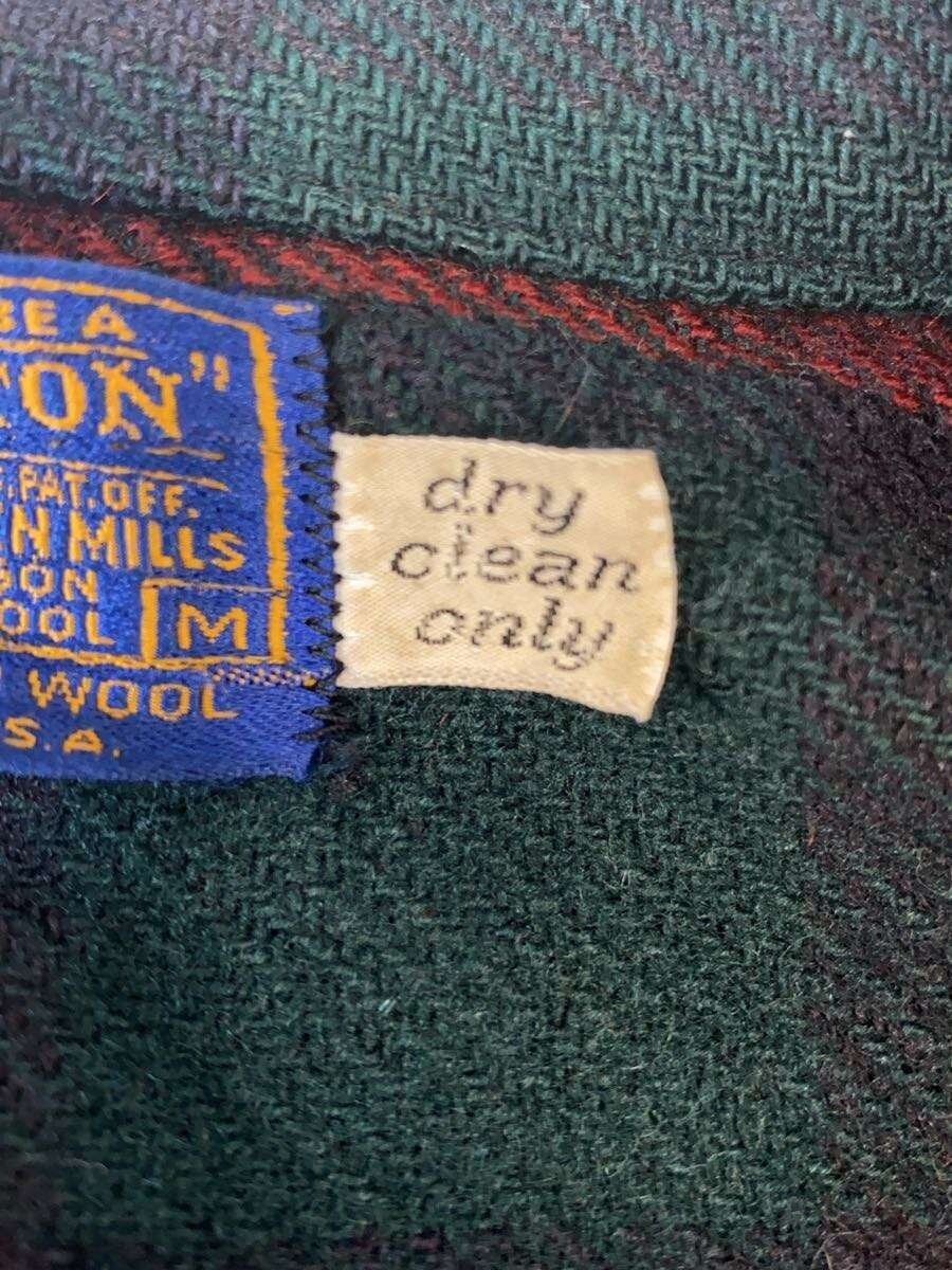 Pendleton Wool M Jacket Red Check Pattern Used - image 4