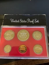 1981 United States Proof Set 6 coins - actual set shown