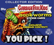 2022 Garbage Pail Kids Book worms You Pick Base/Green/Gross Adaption-U Choose