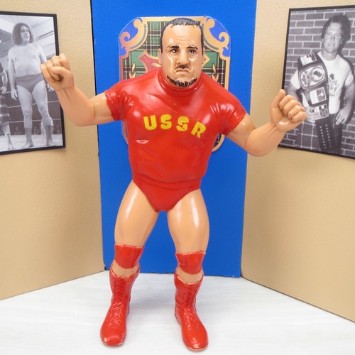 Nikolai Volkoff Vintage 1984 LJN WWF Wrestling Sup...