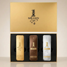 Paco Rabanne 1 Million 3-Pc Gift Set for Men | Includes 1M, Prive & Lucky | 30ml
