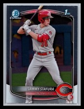 Sammy Stafura Cincinnati Reds 2025 Bowman #BCP-100 Chrome Prospects