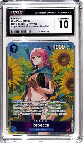 Rebecca (Parallel) graded CGC 10 for sale on eBay