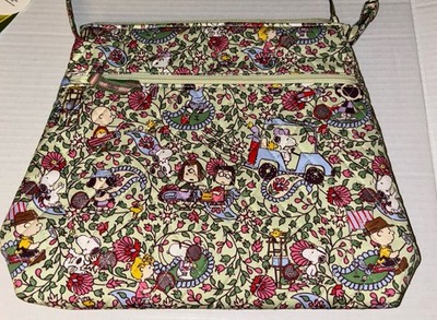 Vera Bradley Original Zip Hipster Bag Snoopy Country Club Peanuts