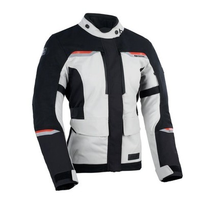 OXFORD MONDIAL 2.0 DAMEN LAMAINIERT WASSERDICHT MOTORRAD JACKE GRAU / SCHWARZ