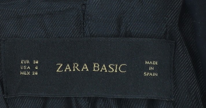 Zara Basic Women's Black Single-Breasted Slim Fit… - image 4