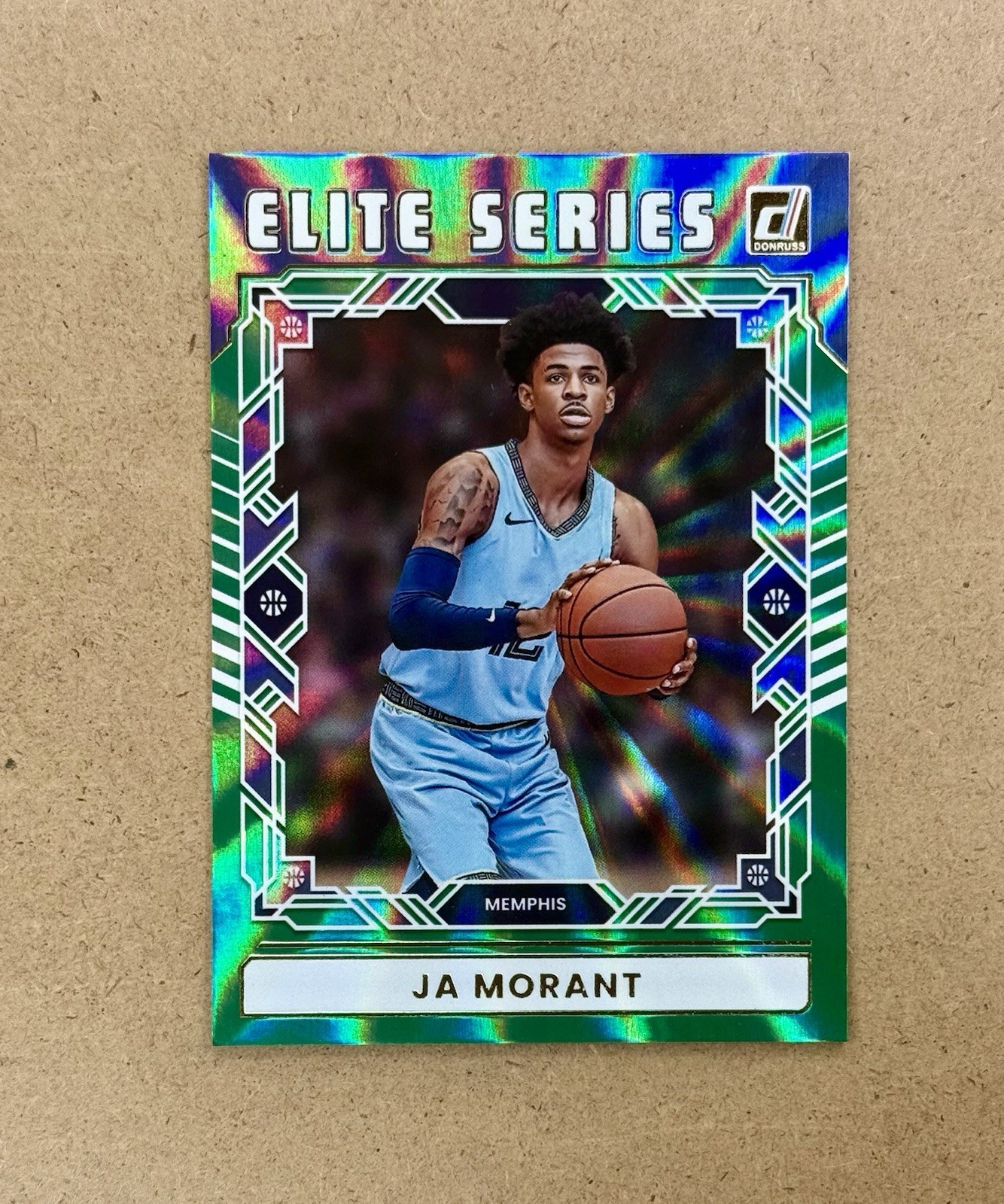 2025/26 Panini Donruss JA MORANT ELITE SERIES HOLO LASER PARALLEL GRIZZLIES #10