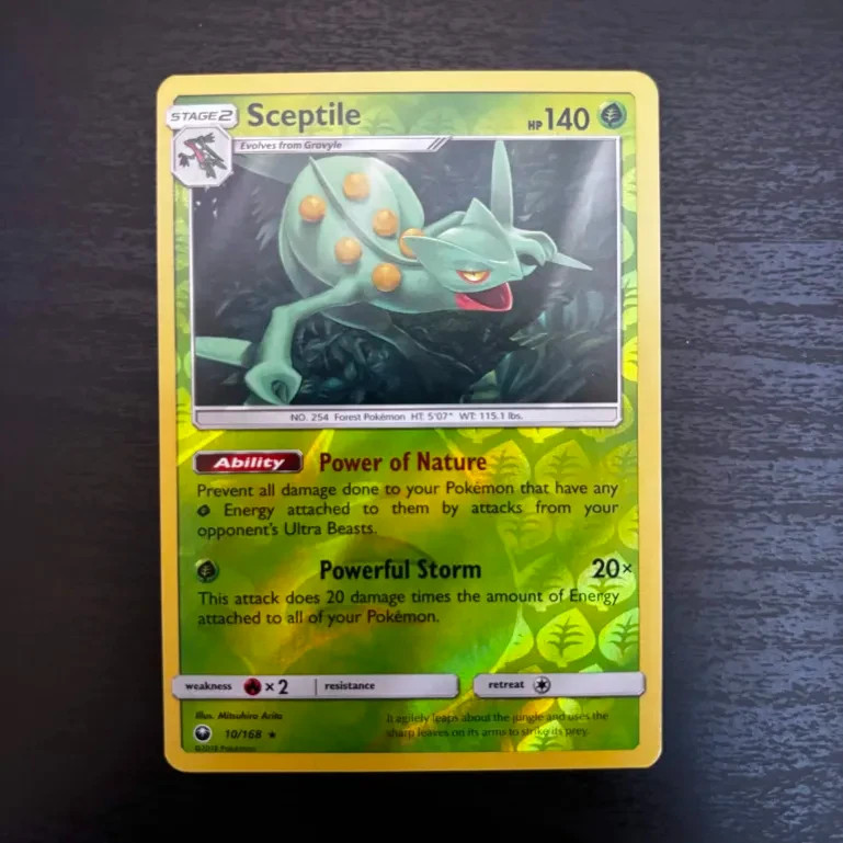 Pokemon TCG Sceptile 10/168 Celestial Storm Reverse Holo NM