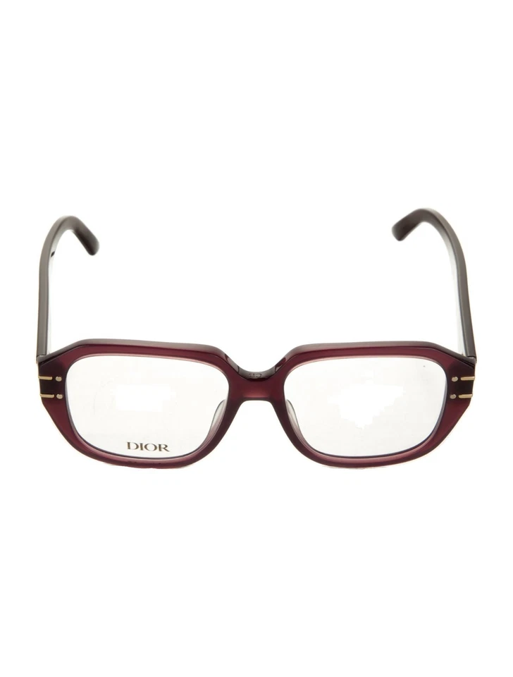 Gafas cuadradas Christian Dior púrpura acetato carey Foto 2 de 4