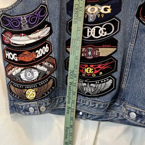 Harley Davidson Pin Patch Sammlung Lot Owners Group HOG 1990er 2000er auf Weste - Bild 14 von 14