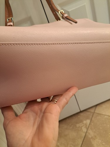 Tory Burch Large Leather Tote Bag Pink Lavender  Clearance!!! - Picture 13 of 24
