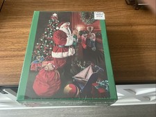 Sealed Christmas Party 2017 Oversized 1000 pc Puzzle 39" x 27 Santa
