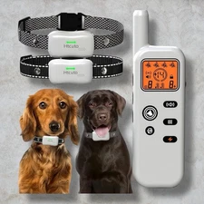 Htcuto Wireless Dog Fence & Ultrasonic Training Collar -1160-Yard Adjustable
