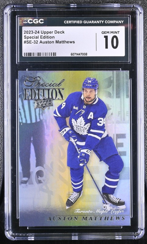 2023-24 Upper Deck Series 1 Auston Matthews Special Edition SE-32 CGC 10 💎MINT
