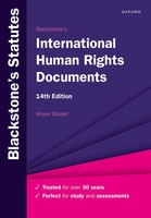 Blackstone's International Human Rights Documents | Alison Bisset | Taschenbuch