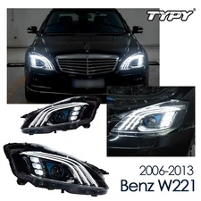 For Benz W221 2006-2009 S Class LED Headlight Assembly Upgrade Turn Signal Lamps