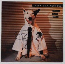 Rick Springfield JSA Signed Autograph Album Record LP Vinyl Working Class Dog