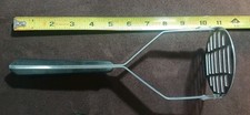 MCM ROBESON Shur Edge 10" Potato Masher W/ Blk Composite Scales, U.S.A.