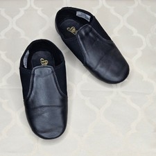 STELLE Black Leather Split Sole Jazz/Contemporary Dance Shoes Size 12.5 ML