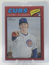 2026 Topps Heritage Owen Cassie RC Red Parallel CUBS ⭐️