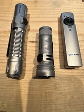 Titanium Olight Warrior 3S / Seeker 4 Mini / Arkfeld Winter 3 LED Flashlights