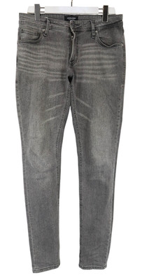 Jack & Jones Skinny / Liam Herrenjeans W32 L35 Neu Schnurrhaare Stretch Zip Fly