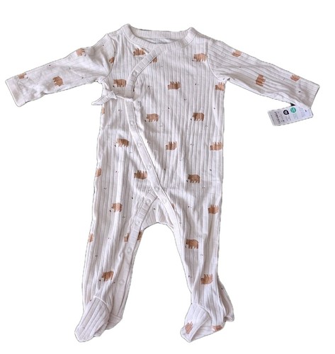 Baby Adaptive Long Sleeve Pajama Romper - Picture 3 of 6