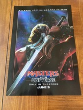 Masters Of The Universe Amc Movie Poster Iconic He-man Artwork- 17 X 11 12 Masters Of The Universe Amc Movie Poster Iconic He-man Artwork- 17 X 11 12