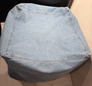 Levi's x Target Denim Pouf Ottoman 18” Cube Rare HTF