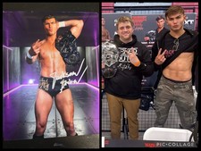 Jackson Drake Signed Metallic 8x10 Proof WWE ID Promo NXT Vanity Project