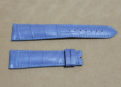 Chopard Authentic 20mm Strap Watch Band Light Blue Alligator strap Causa Main 2