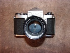 Pentax AOCO SV 35mm Pentax Screw Mount Camera W/ 55mm F/1.8 Lens