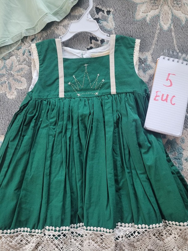 Well Dressed Wolf Green King Is Born Dress Girls Size 5
