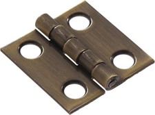 Hillman 851177 2-Inch x 1-3/8-Inch Solid Brass Broad Hinge