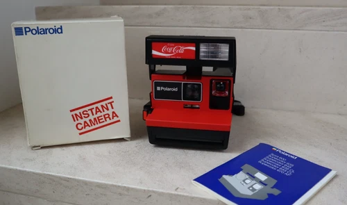 POLAROID One Step Flash COCA COLA Working Instant Camera