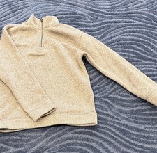 Old Navy Boys Beige Quarter Zip