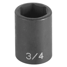 Grey Pneumatic 2033M 1/2" Drive 33 mm 6-Point Standard Impact Socket