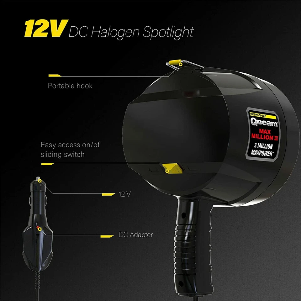 Proyector halógeno Brinkmann III 3 millones Maxpower 12V DC hasta 1200 lúmenes Foto 2 de 4