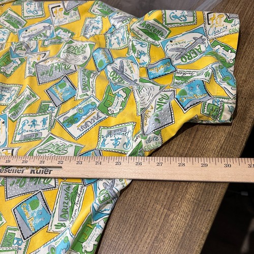 VINTAGE anni 90 | Camicia Don't Stop manica corta con bottoni taglia M - Foto 6 di 7