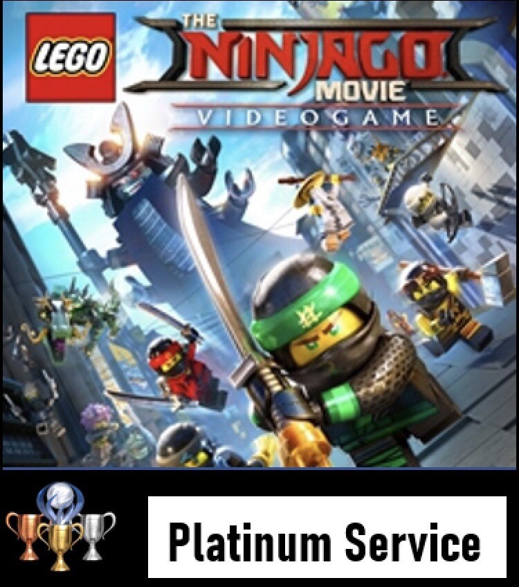 lego the ninjago movie: videogame ps4 PlayStation4 platinum trophy  service