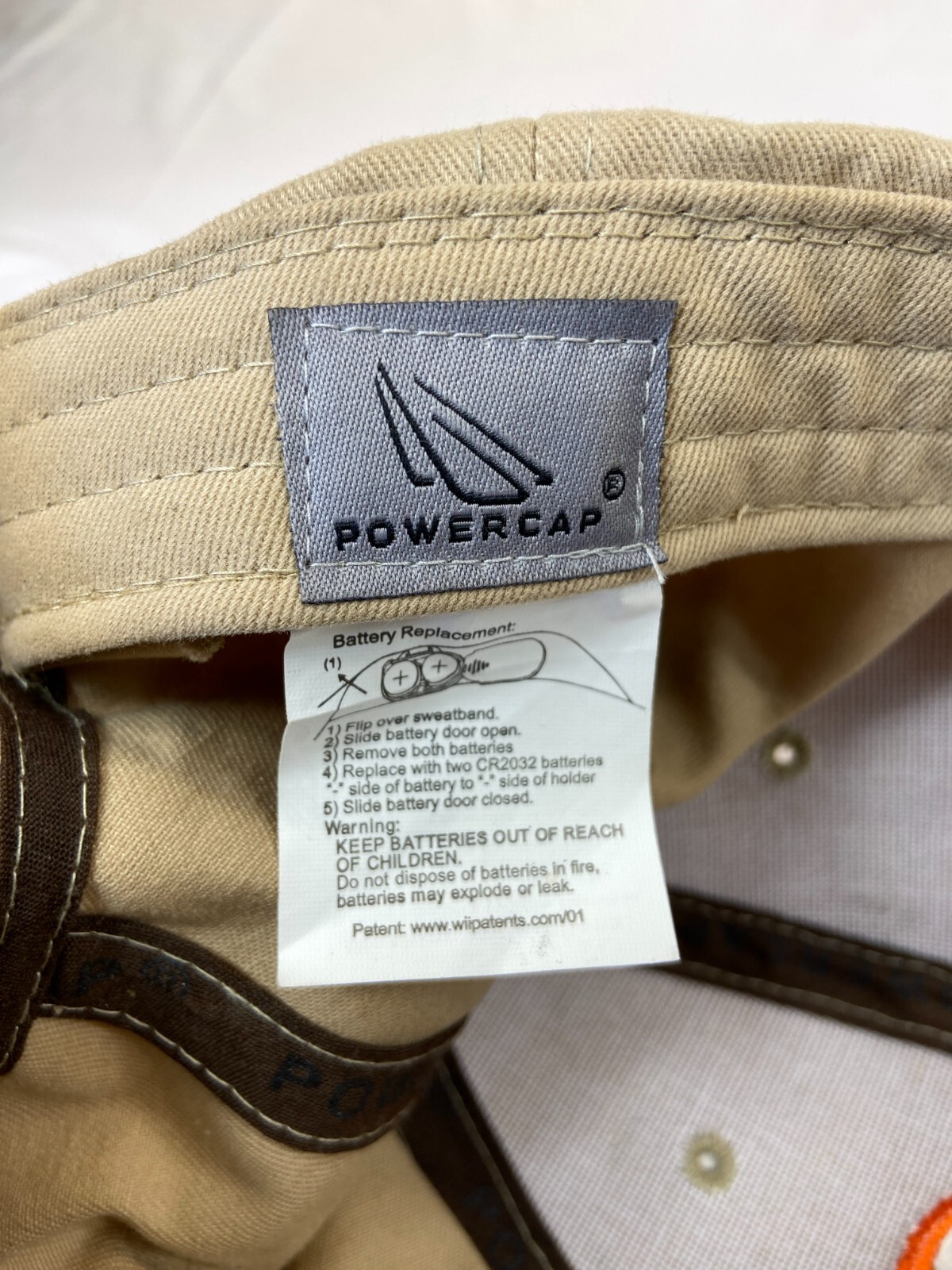 Powercap LED Light Baseball Cap Strapback Hat Bat… - image 11