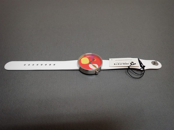 NUEVO Projects Watches PJT-7590 Breakfast 40mm Correa de Silicona Blanca Reloj 5