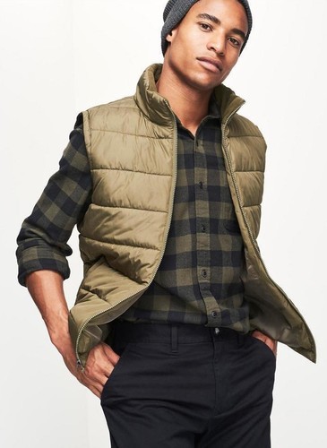 NWT Mens GAP Warmest Quilted Puffer 