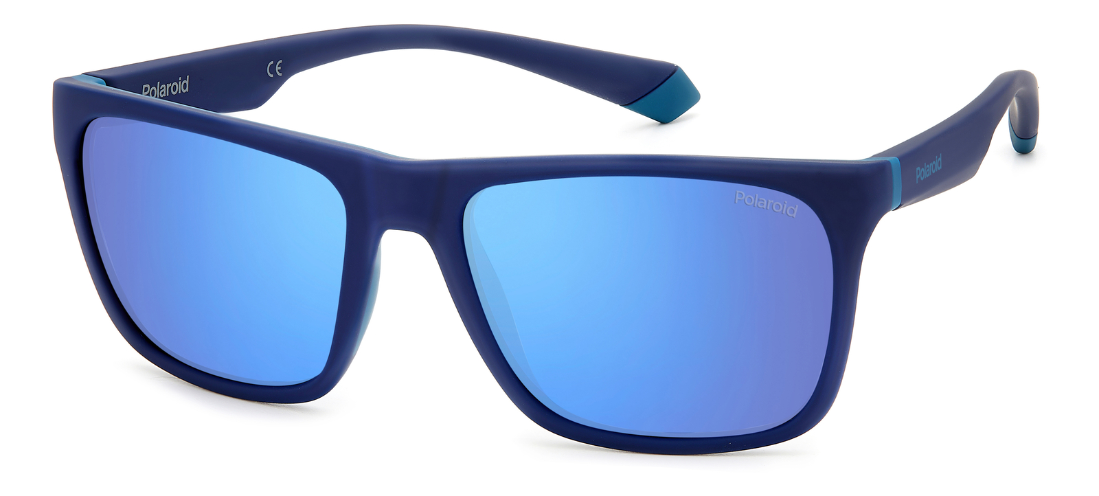 Polaroid PLD 2141S VGL Matte Blue Azure Unisex Sunglasses 57mm-image